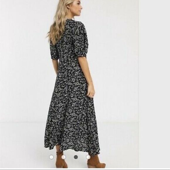 NWT Free People Jessie Floral Midi Dress - Picture 3 of 11